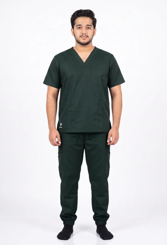 Hunter green scrubs — DrWears