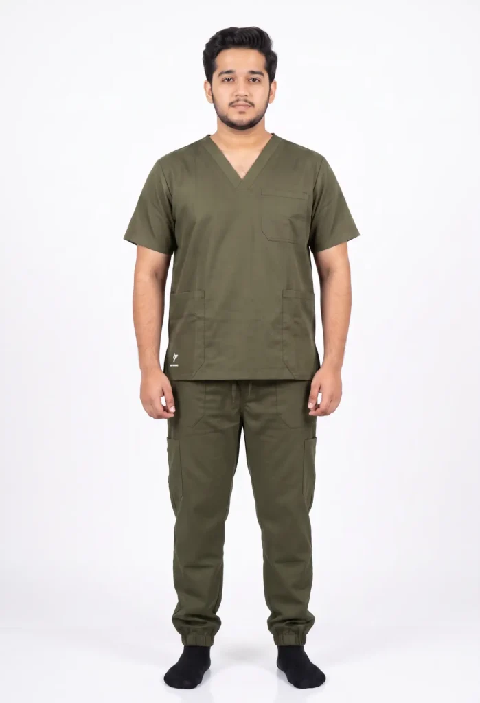 Olive green scrubs — DrWears